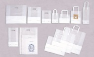 Frosted High Density Bags - Clear 